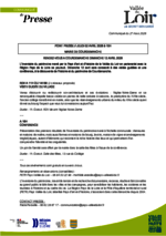 Communiqué "Rendez-vous à Courdemanche" - Avril 2026
