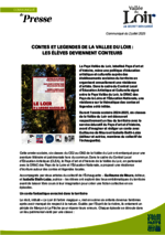 Communiqué de presse conte « Le Loir & l'arbre magique » par les élèves de la Vallée du Loir