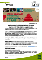Communiqué - Célébrons les 20 ans du PAH - Samedi 25 juillet
